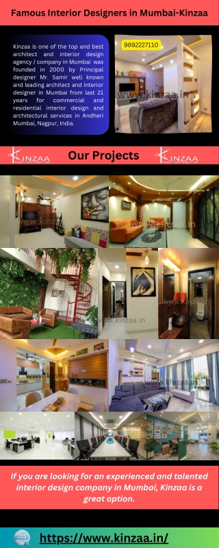 Residential Architects in Mumbai - Famous Interior Designers in Mumbai - Kinzaa