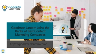 Goodman Lantern Joins the Ranks of Best Content Marketing Companies