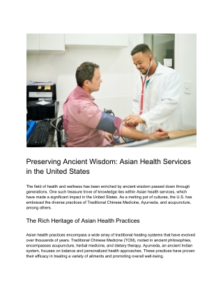 Preserving Ancient Wisdom_ Asian Health Services in the United States