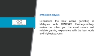 Cmd368 Malaysia Onlinegambling-review.com