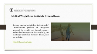 Medical Weight Loss Scottsdale Drstowell.com