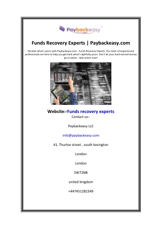 Funds Recovery Experts Paybackeasy.com