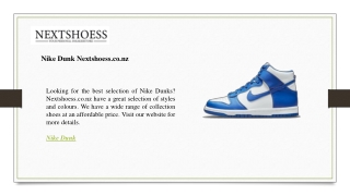 Nike Dunk Nextshoess.co.nz