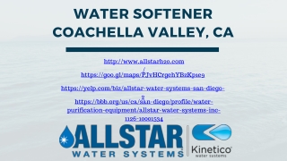 Water Softener Located in Coachella Valley, CA