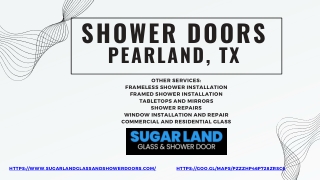 Shower Doors Pearland, TX