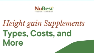 Buy Height gain Supplements at Affordable price