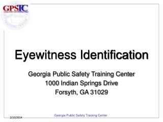 Eyewitness Identification