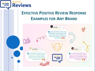 Effective Positive Review Response Examples for Any Brand