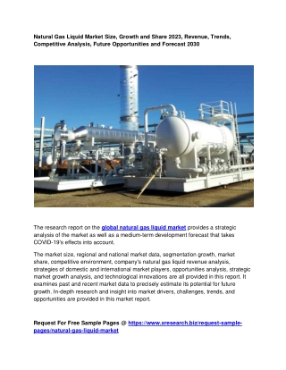 Natural Gas Liquid Market