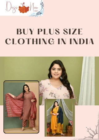 Buy Plus Size clothing in India