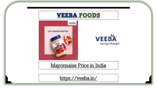 Mayonnaise Price in India