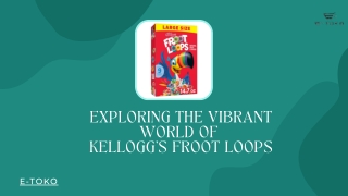 Van Snap, Crackle, Pop tot Rainbow Rings: de erfenis van Kellogg's Froot Loops