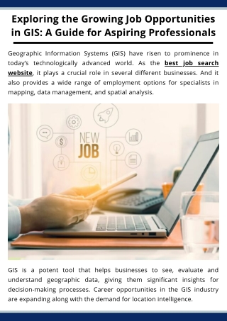 Exploring the Growing Job Opportunities in GIS: Guide for Aspiring Professionals