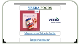 Mayonnaise Price in India