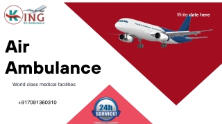 King Air Ambulance - Popular Air Ambulance Service in Raipur and Lucknow