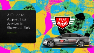 A Guide to Airport Taxi Services in Sherwood