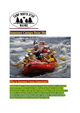 Summer Camps Near Me