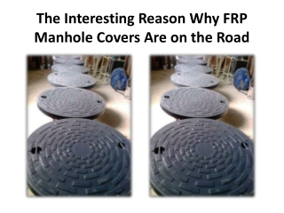 Provide the advantages listed of FRP manhole cover