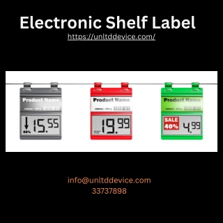 Electronic Shelf Label