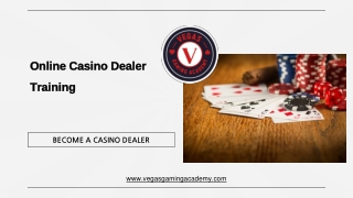 Online Casino Dealer Training - Vegas Gaming Academy