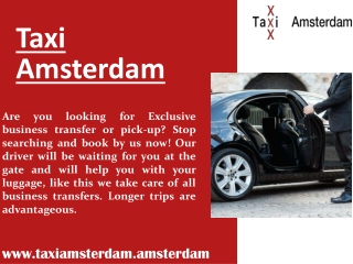 Taxi Amsterdam