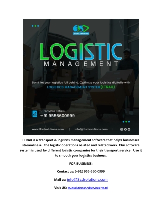 Logistics Software Development