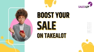 Boost your sales on takealot