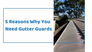 5 Reasons Why You Need Gutter Guards