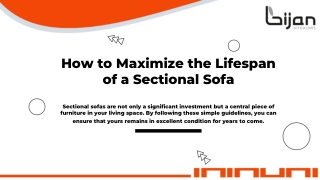 Essential Tips to Maximize Your Sectional Sofa’s Lifespan