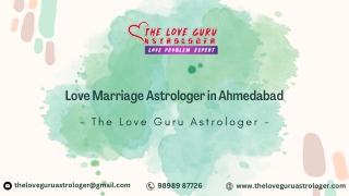 Love Marriage Astrologer in Ahmedabad, The Love Guru Astrologer