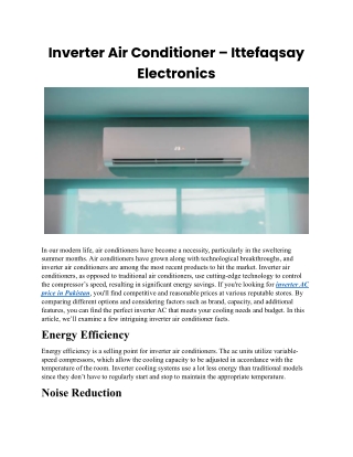 Inverter Air Conditioner