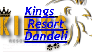 Amazing resort of Dandeli : Kings Resort
