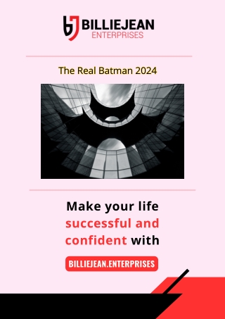 The Real Batman 2024 in the City - Billiejean Enterprises