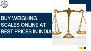 Buy Weighing Scales Online at Best Prices in India
