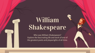Intro to William Shakespeare