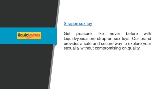 Strapon Sex Toy Liquidvybes.store