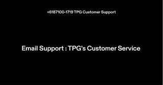 6187100-1719Tpg Customer Support