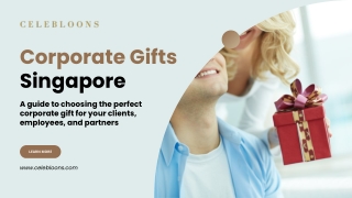 Corporate Gifts Singapore | Celebloons