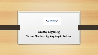 Discover The Finest Lighting Shop In Auckland