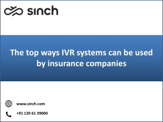 The top ways IVR systems can be used by insurance companies
