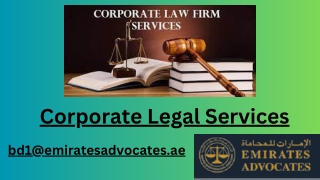 Corporate Legal Services