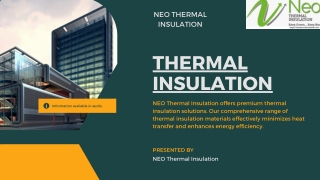 NEO Thermal Insulation