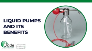 Liquid Pumps and Its Benefits