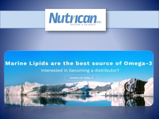 Unlocking Vitality Nutrican Inc. Omega-3 Harp Seal Oil