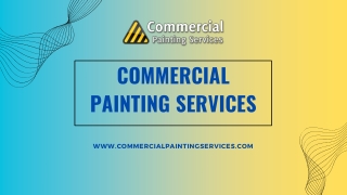 Why Industrial And Commercial Painting Clients Rely On Us