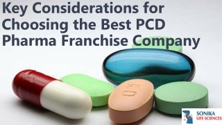 Key Considerations for Choosing the Best PCD Pharma Franchise Company