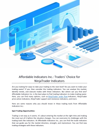 Affordable Indicators Inc.: Traders’ Choice for NinjaTrader Indicators