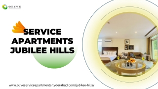 Service Apartments Jubilee Hills