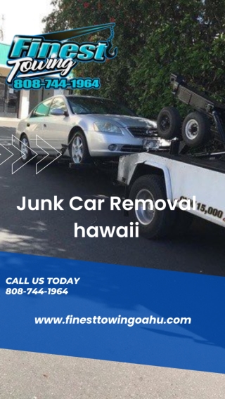 Junk Car Removal Hawaii