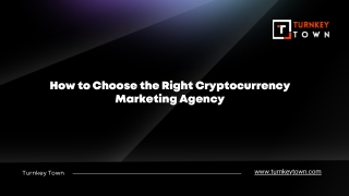 How to Choose the Right Cryptocurrency Marketing Agency